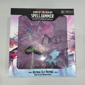 Dungeons & Dragons Icons of Realms Spelljammer Astral Elf Patrol Miniature Set